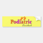 Podiatric Assistant With 2 Feet Design Bumper Stickers