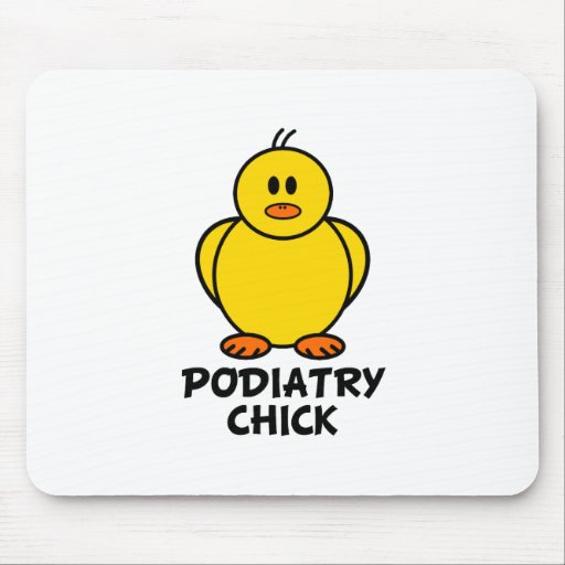Podiatry Chick Mouse Mats
