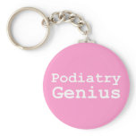 Podiatry Genius Gifts Keychain