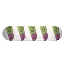 Pods as Po Polonium and Ds Darmstadtium Skateboards