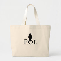 Poe Edgar Allan Poe und der Rabe Tragetasche