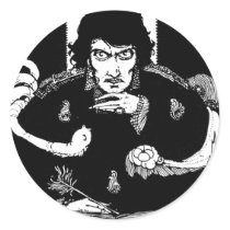 Poe Portrait stickers