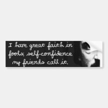 Poe Quote Bumper Sticker