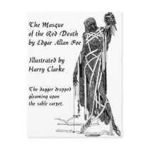 Poe: Red Death postcards