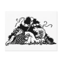 Poe Vignette 2 postcards