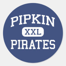 Poêlon - pirates - junior - Springfield Missouri Autocollants Ronds