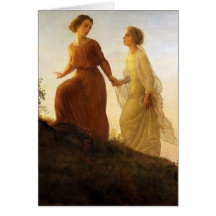 Poem of the Soul On the Mountain by Louis Janmot Greeting Card