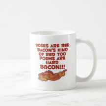 Poème de lard tasses à café