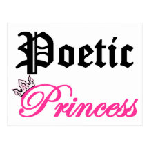 Poetic Princess Post Cards