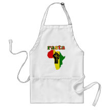 Poing de puissance noire de Rasta au-dessus de l'A Tablier