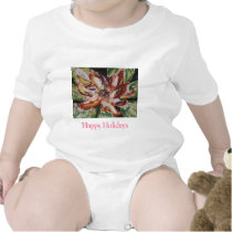 Poinsettia Fine Art Happy Holidays t-shirts