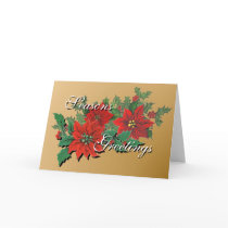 Poinsettia Holiday Cards