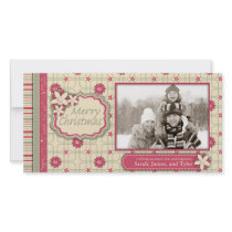 Poinsettia Photo Card