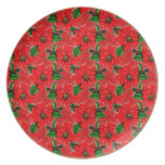 Poinsettia Plate