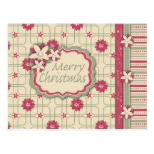 Poinsettias Postcard