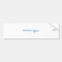 Point Aux Peaux Michigan Classic Design Bumper Stickers