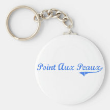 Point Aux Peaux Michigan Classic Design Key Chains