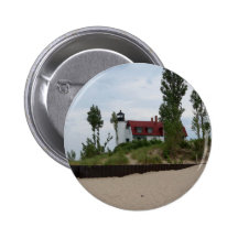 Point Betsie Lighthouse Button