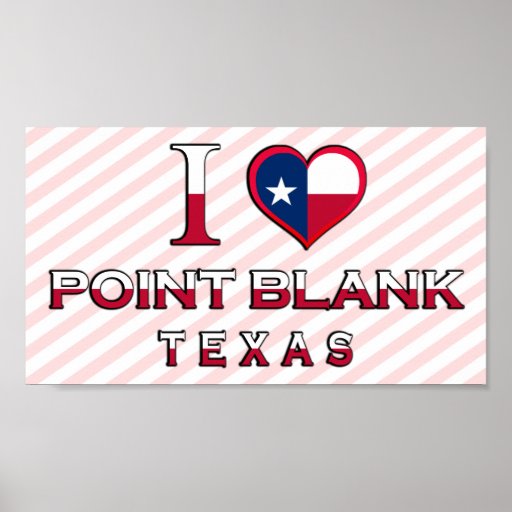 Point Blank, Texas Print