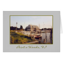 'Point o' Woods Yacht Club & Marina' Blank Card