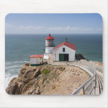Point Reyes Lighthouse, Marin County, California Mousepads