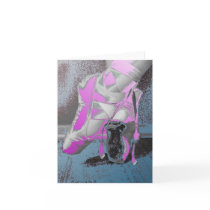 Pointe Shoes Dance Note Card