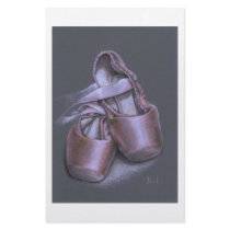 Pointe shoes customized stationery