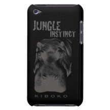 Pointillé d'Instinct_Kiboko_hippo de jungle Étuis iPod Touch
