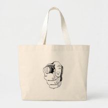 Pointing Finger Tote Bag