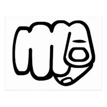 Pointing Finger - You Postcards