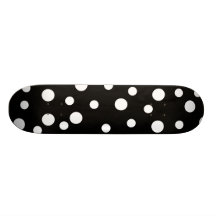 Points - noirs et blancs plateaux de skateboards