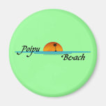 Poipu Beach Sunset Magnet
