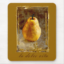 Poire de Dolce Vita de La tapis de souris