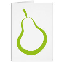 Poire verte carte