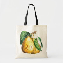 Poire vintage Fourre-tout Sacs En Toile