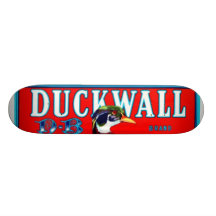 Poires de la rivière Hood de mur de canard Skateboard Customisable