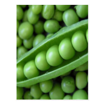 POIS DE LÉGUMES CARTE POSTALE