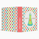Pois et classeur colorés de recette de tablier