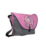 Pois mignon de rayures, sac messenger à éléphant besaces