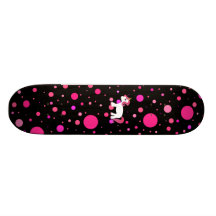 Pois mignon de rose de licorne plateau de skate
