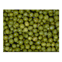 Pois potagers carte postale