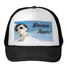 poison apple mesh hats