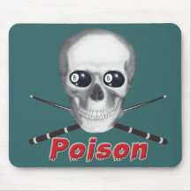 Poison Eight Ball Mouse Pad