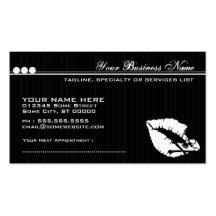 poison lips business cards