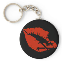 poison lips keychain