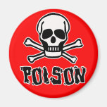 Poison Refrigerator Magnet