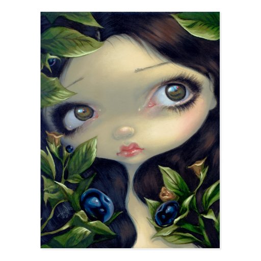 "Poisonous Beauties I: Belladonna" Postcard