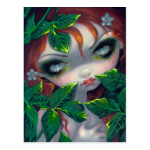 "Poisonous Beauties IV: Poison Ivy" Postcard