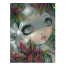 "Poisonous Beauties VIII: Castor Bean" Postcard