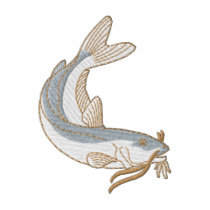 Poisson-chat de la Manche chemises brodées